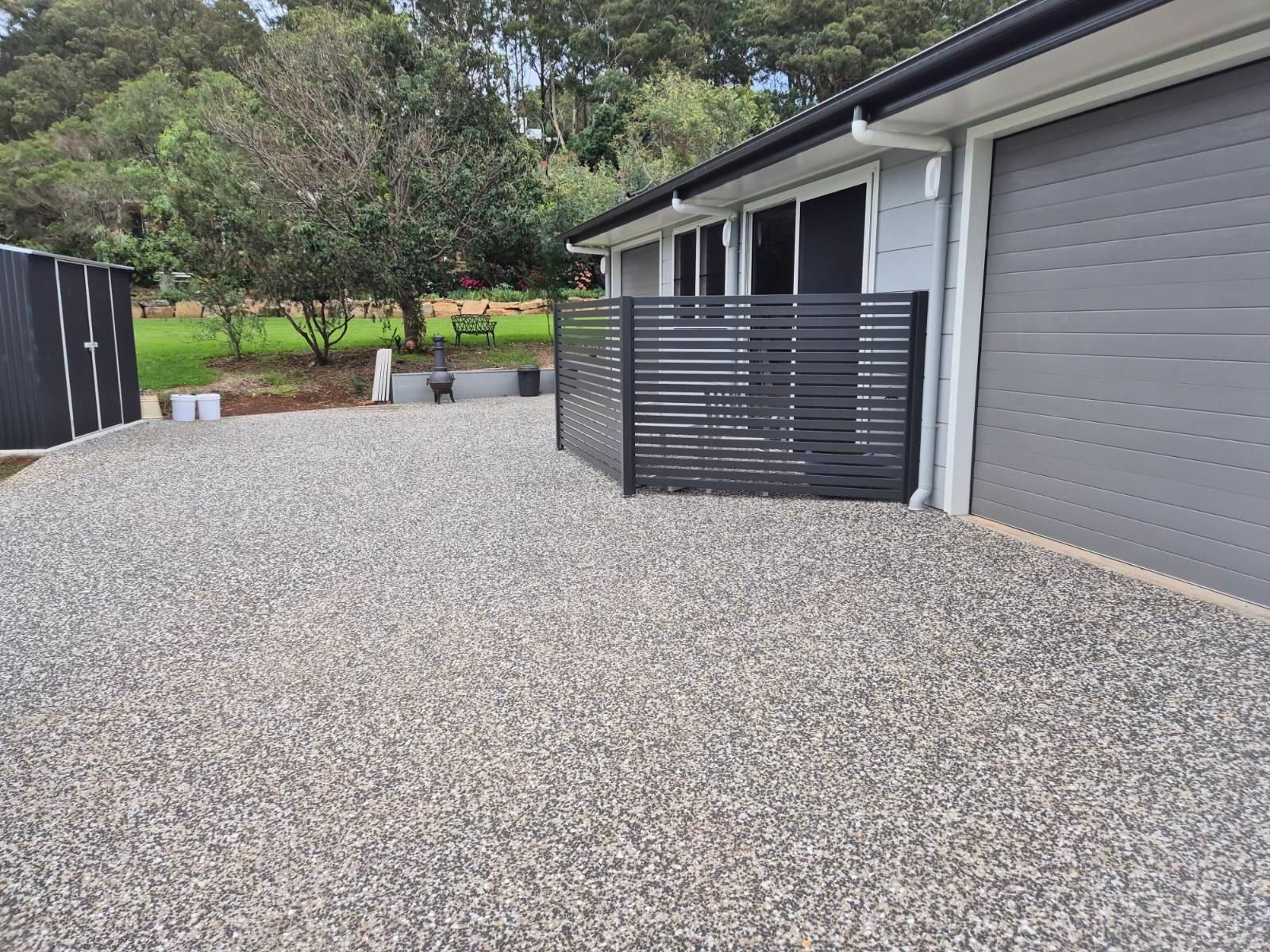 after Monument Powder-coated Aluminium Swing Gate – Privacy Screen, Cabarlah