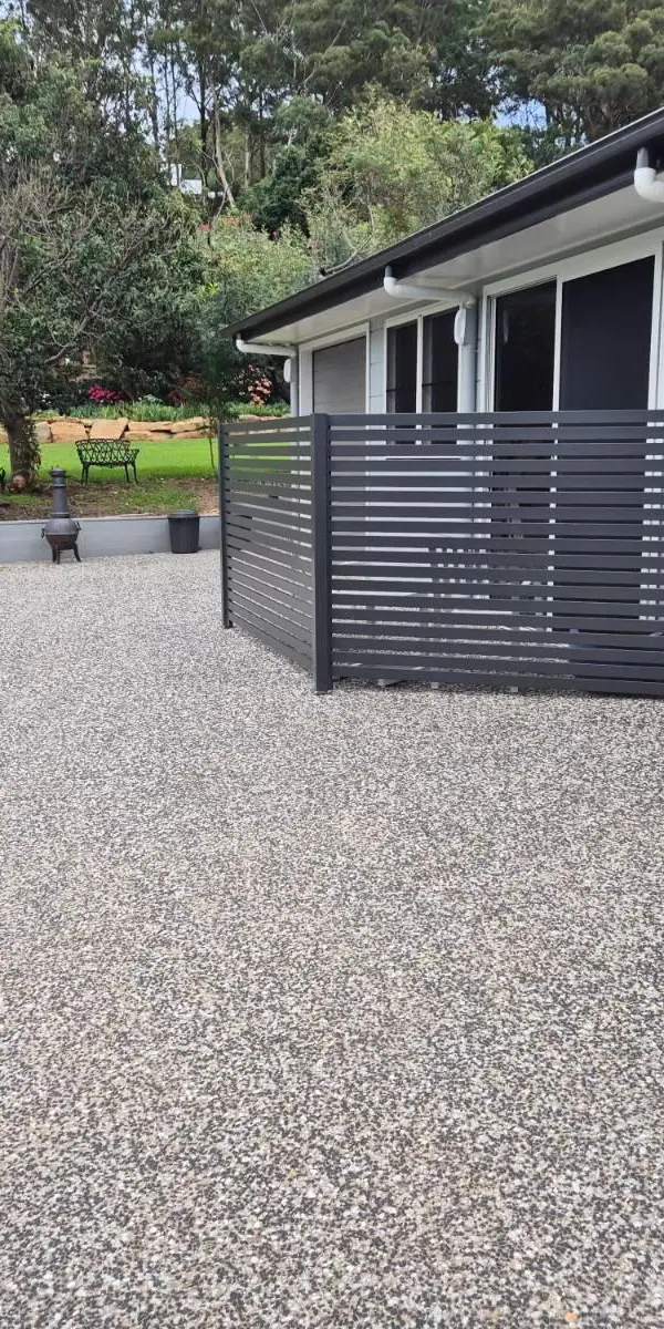 after Monument Powder-coated Aluminium Swing Gate – Privacy Screen, Cabarlah