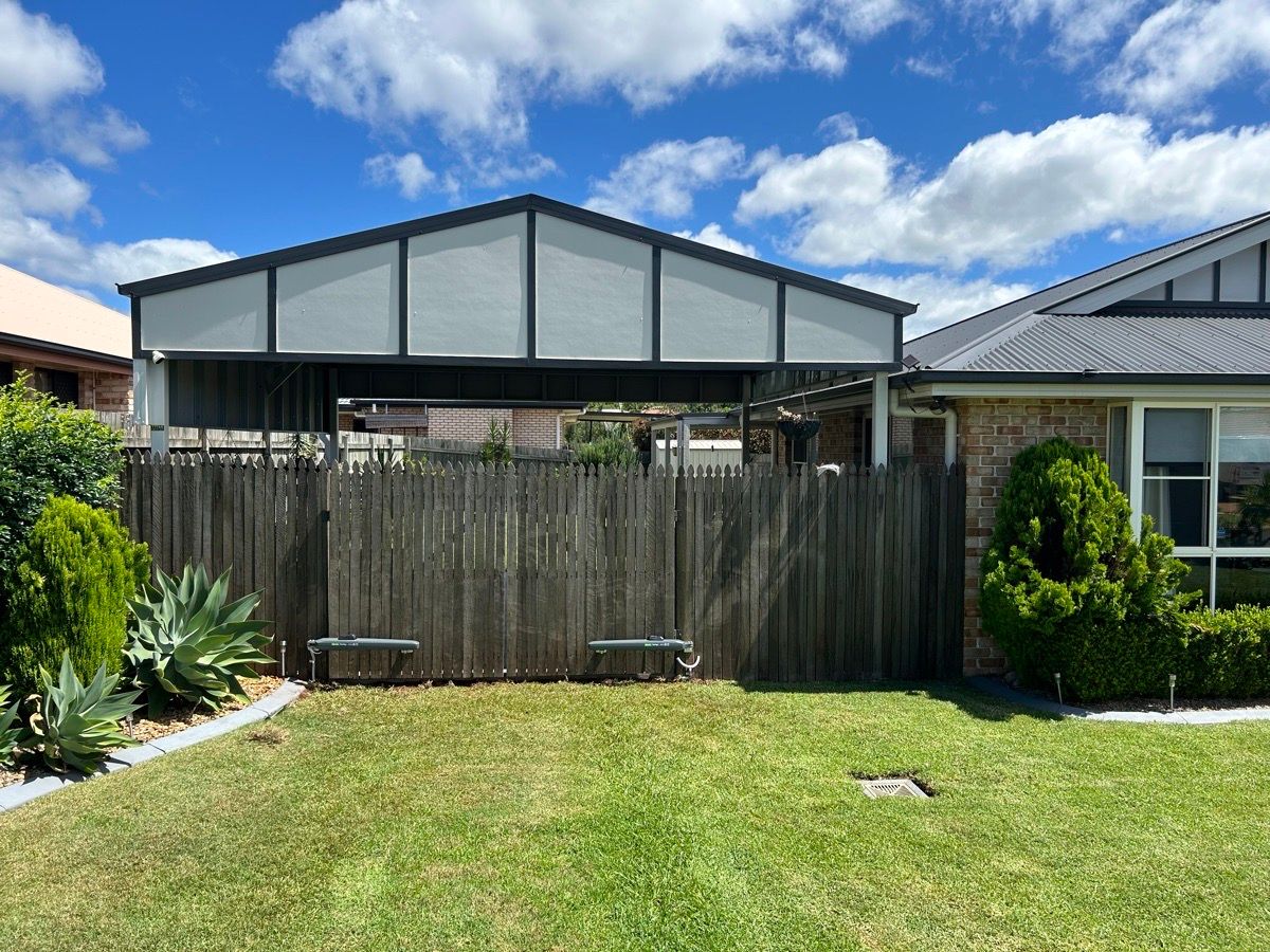 after Wood-look Timber Motor – Motorise Existing Gates, Middle Ridge