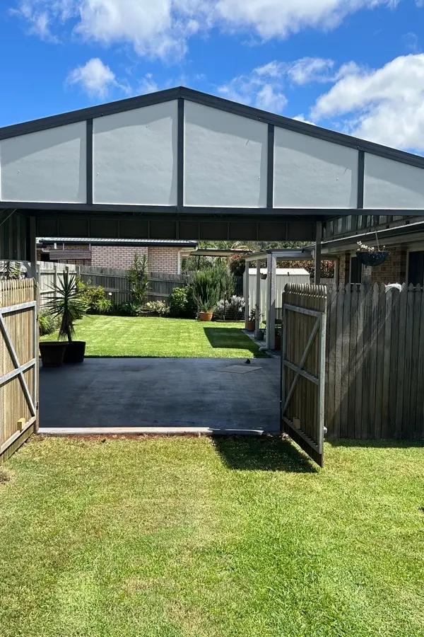 after Wood-look Timber Motor – Motorise Existing Gates, Middle Ridge