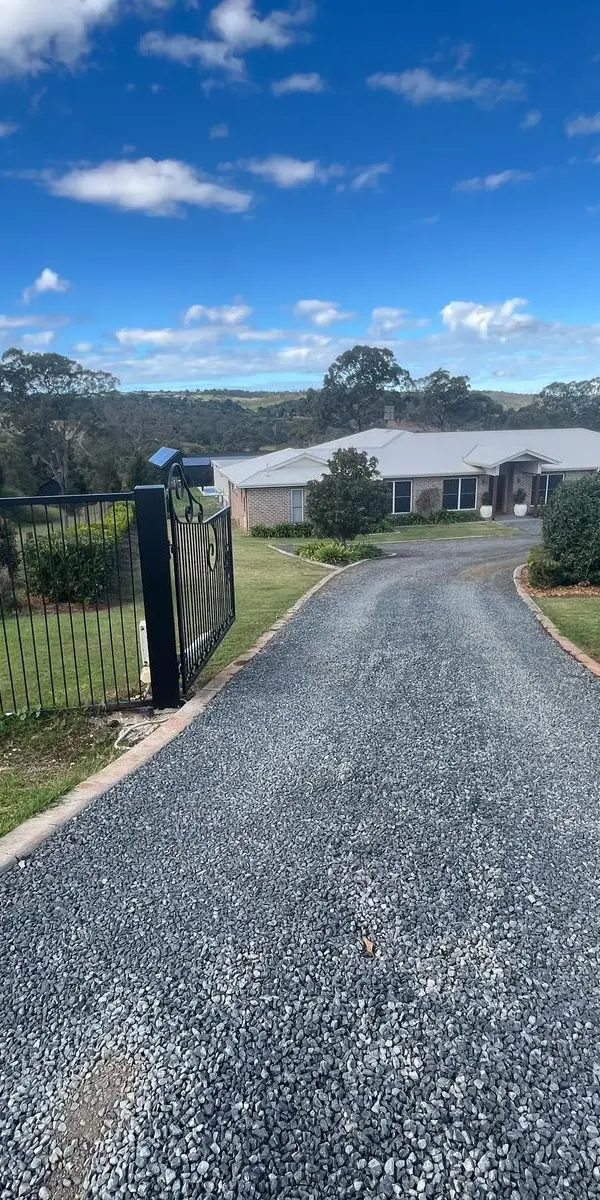 after Black Wrought Iron Swing Gate – Service Job - Posts, Gowrie Junction