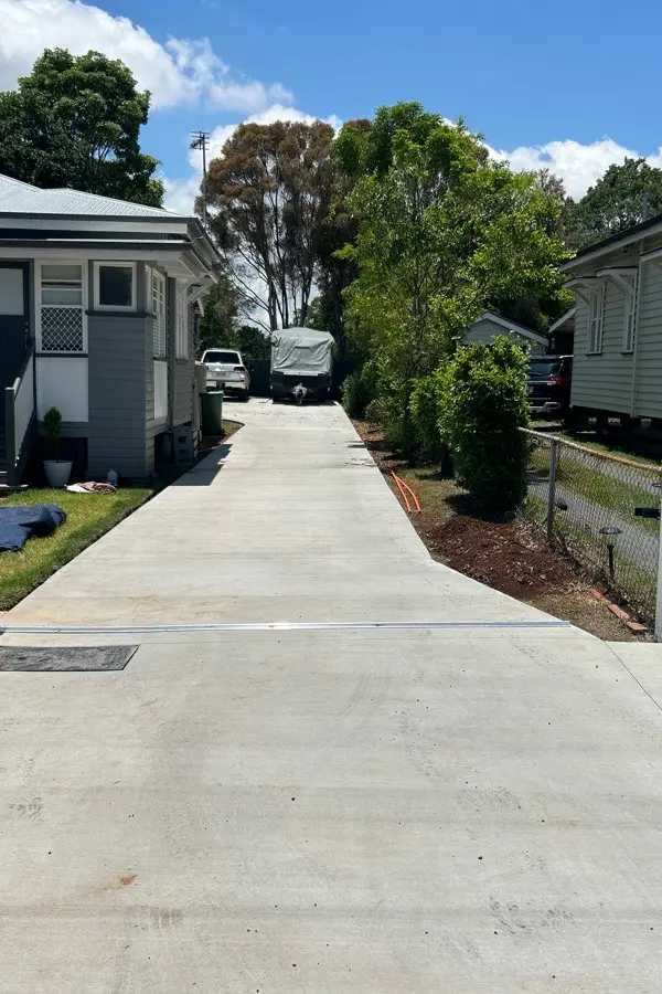 after Surfmist Powder-coated Aluminium Sliding Gate – Gate Fab, Newtown