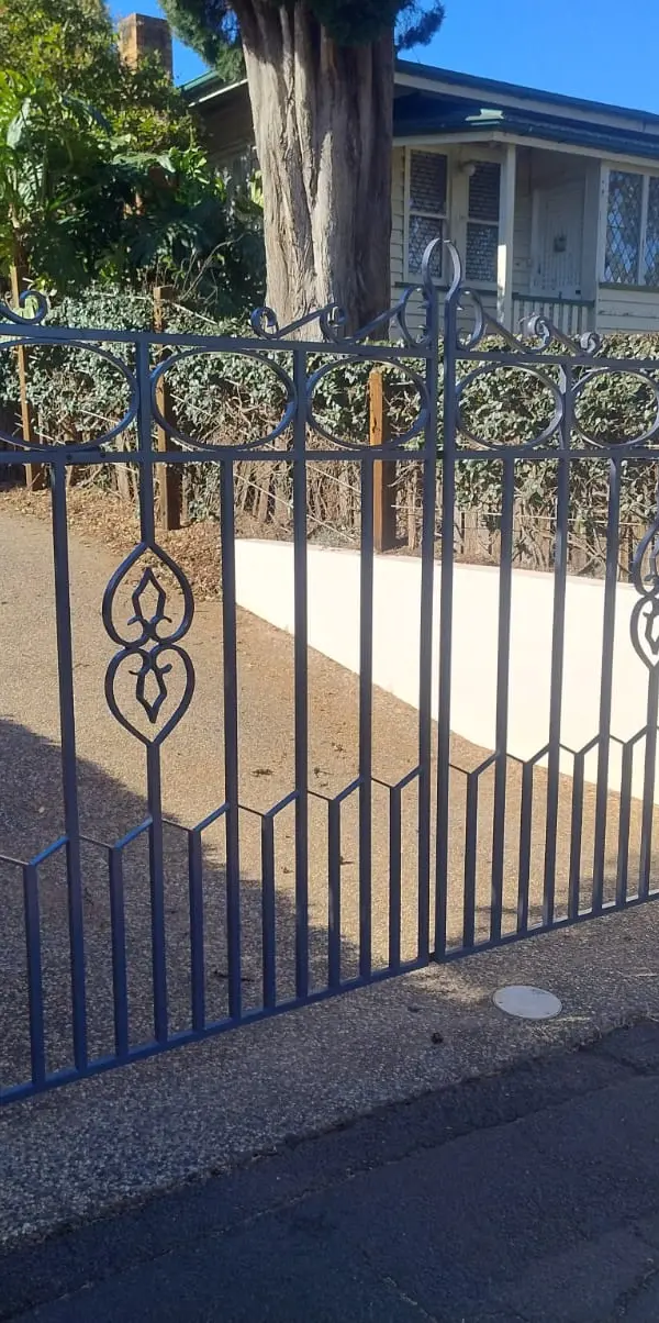 after Ironstone Powder-coated Aluminium Swing Gate – Replacement PA Gate + Swing Gates, East Toowoomba