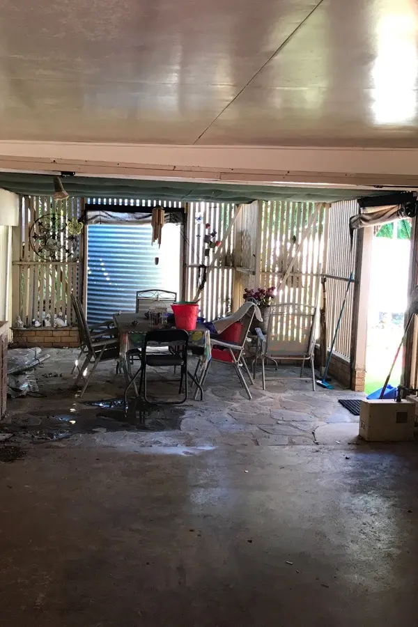 after Paperbark Powder-coated Aluminium Swing Gate – Swing Gates + PA, Harristown
