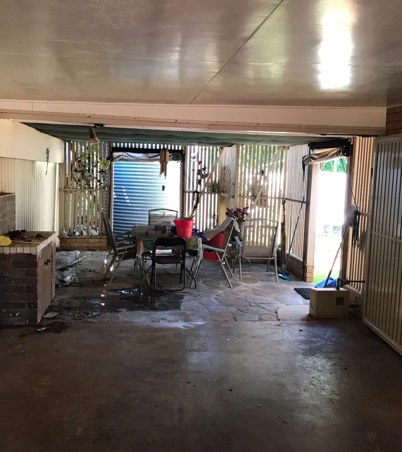 after Paperbark Powder-coated Aluminium Swing Gate – Swing Gates + PA, Harristown