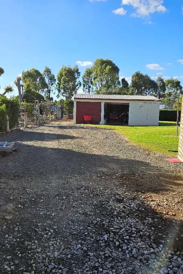 after Paperbark Powder-coated Steel Swing Gate – Dbl Swing + Motor, Torrington