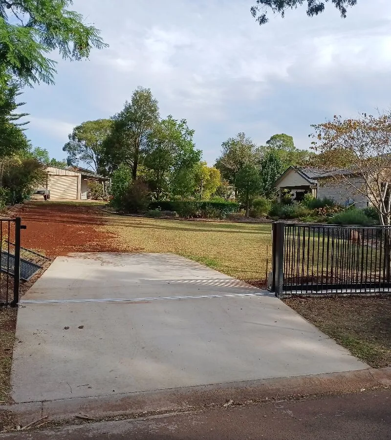after Black Powder-coated Aluminium Sliding Gate – Slide Gate + Motor, Highfields
