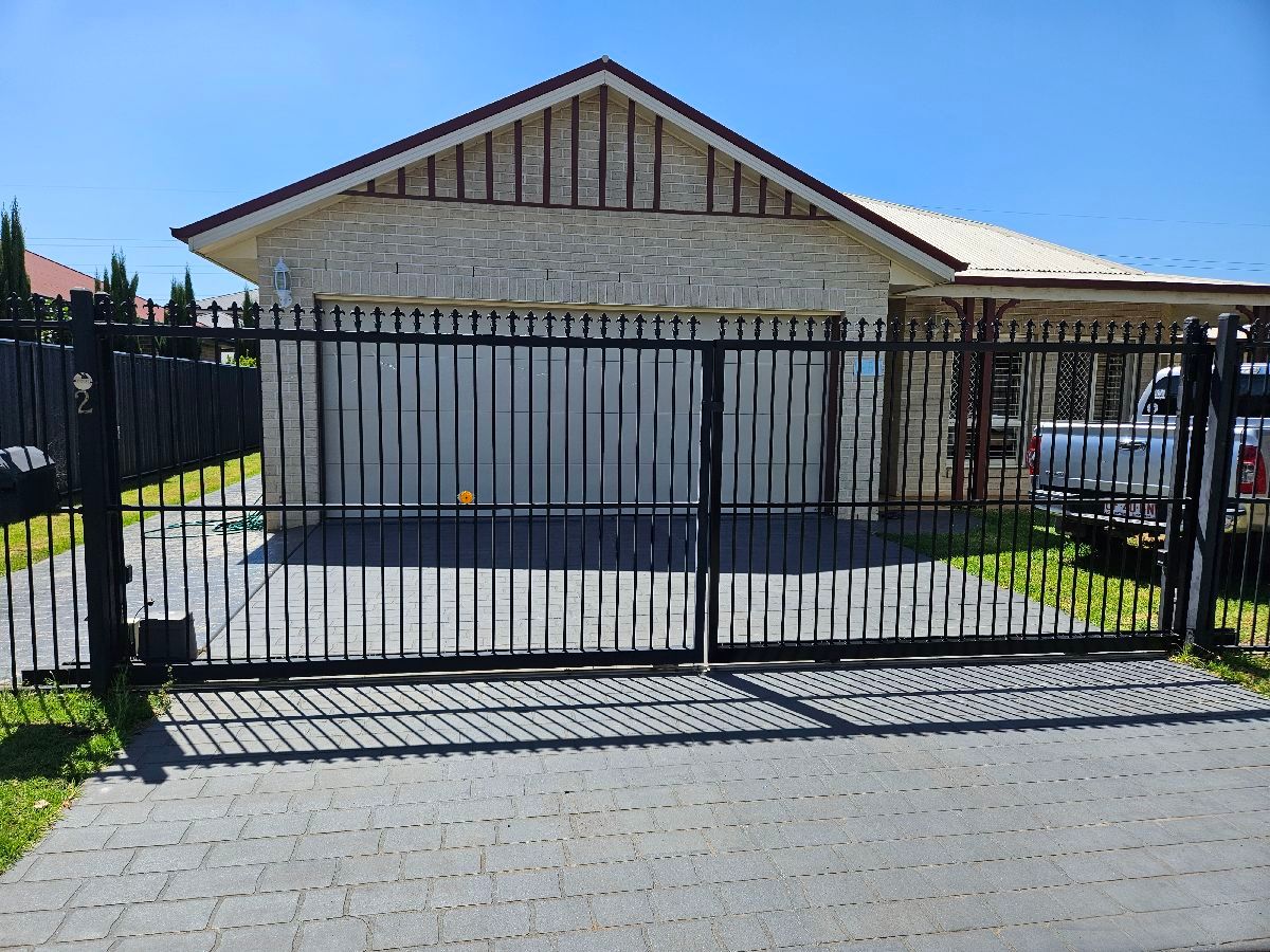after Black Powder-coated Aluminium Sliding Gate – Gate Repairs, Kearneys Spring