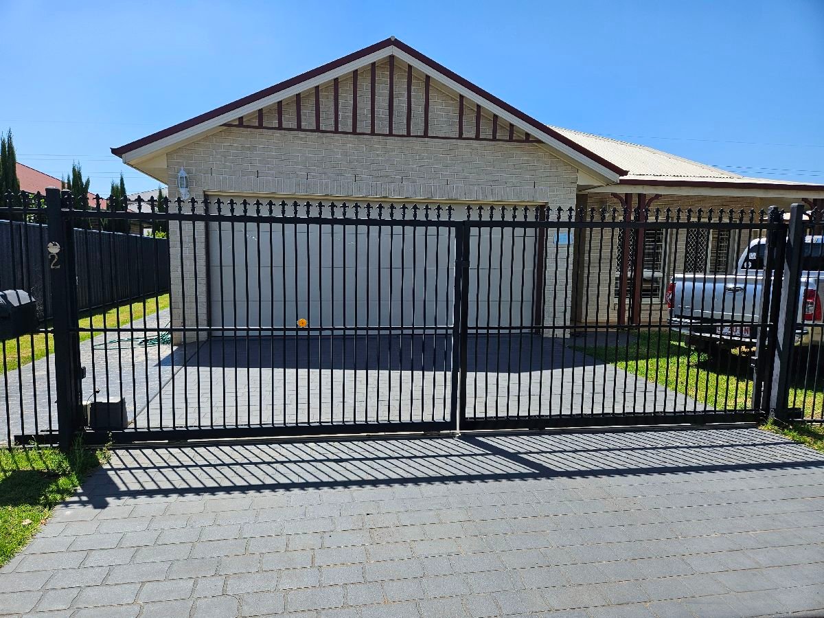 after Black Powder-coated Aluminium Sliding Gate – Gate Repairs, Kearneys Spring