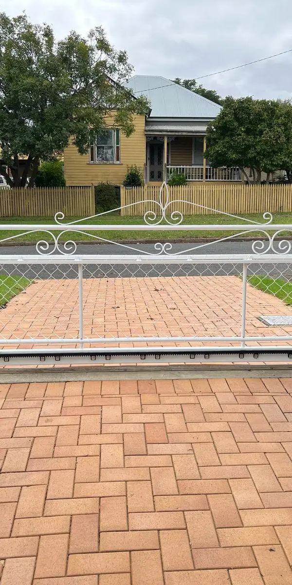 after White Powder-coated Aluminium Sliding Gate – GATE REPLACEMENT, Mount Lofty
