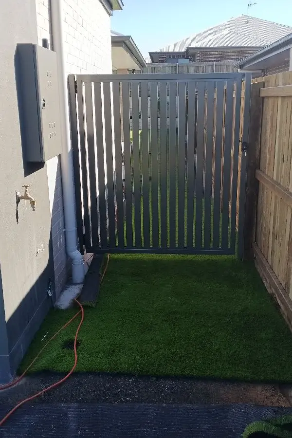 after Black Powder-coated Steel Swing Gate – Gate (2x personal swing), Kearneys Spring