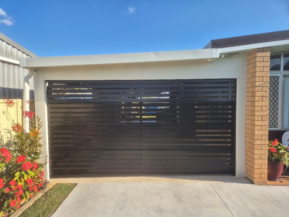 after Night Sky Aluminium Custom Door – Door/Gate to garage, Gatton