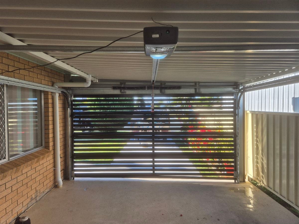 after Night Sky Aluminium Custom Door – Door/Gate to garage, Gatton