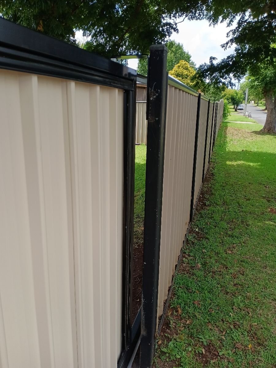after Mocha Colorbond Steel Sliding Gate – Slide Gate + Motor, Centenary Heights