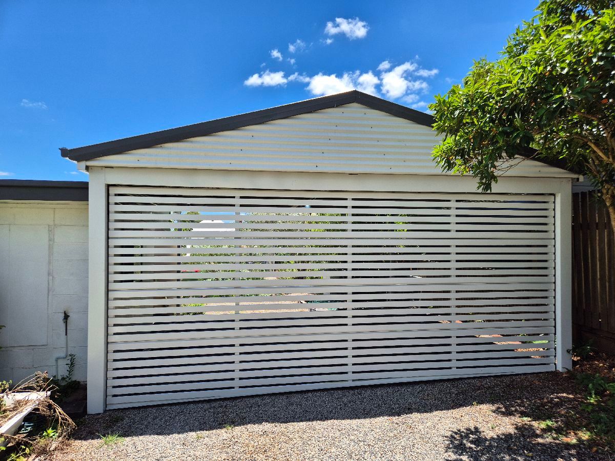 after Surfmist Powder-coated Aluminium Custom Door – Vent Door, East Toowoomba