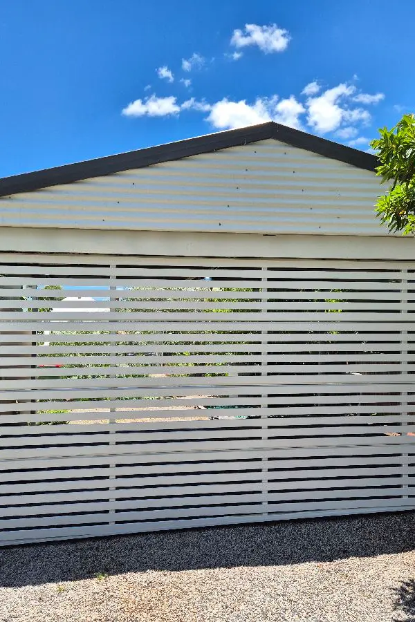 after Surfmist Powder-coated Aluminium Custom Door – Vent Door, East Toowoomba
