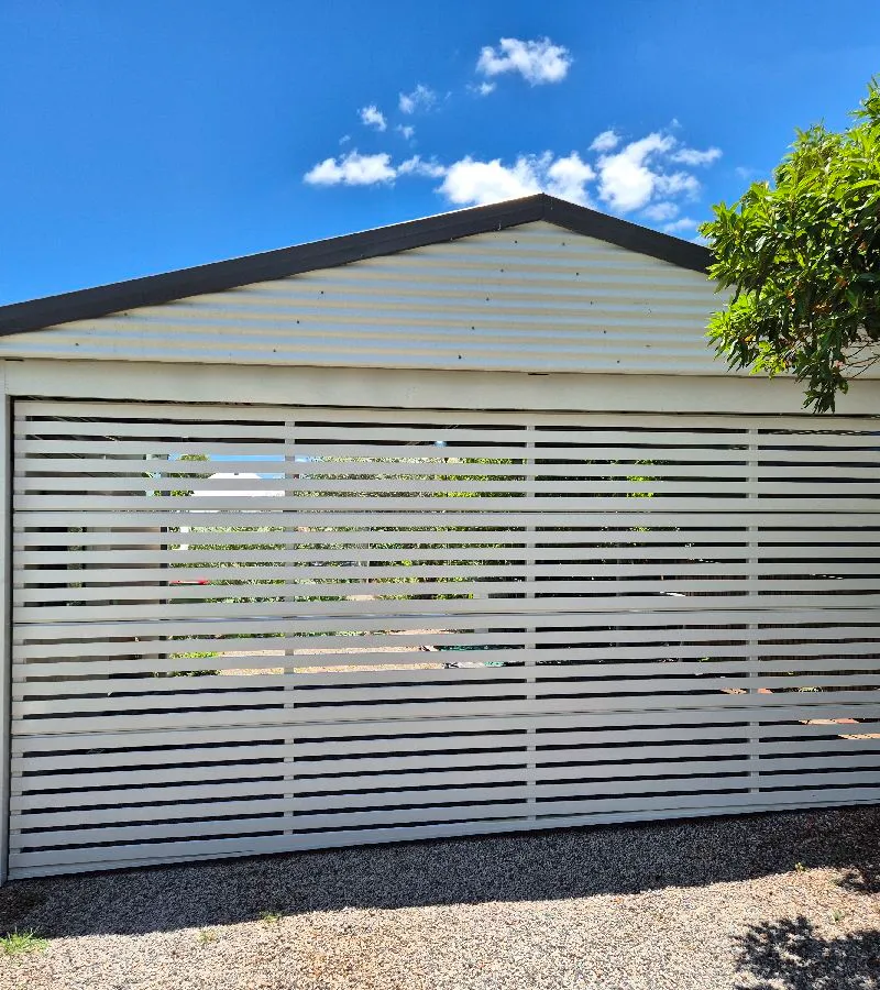 after Surfmist Powder-coated Aluminium Custom Door – Vent Door, East Toowoomba