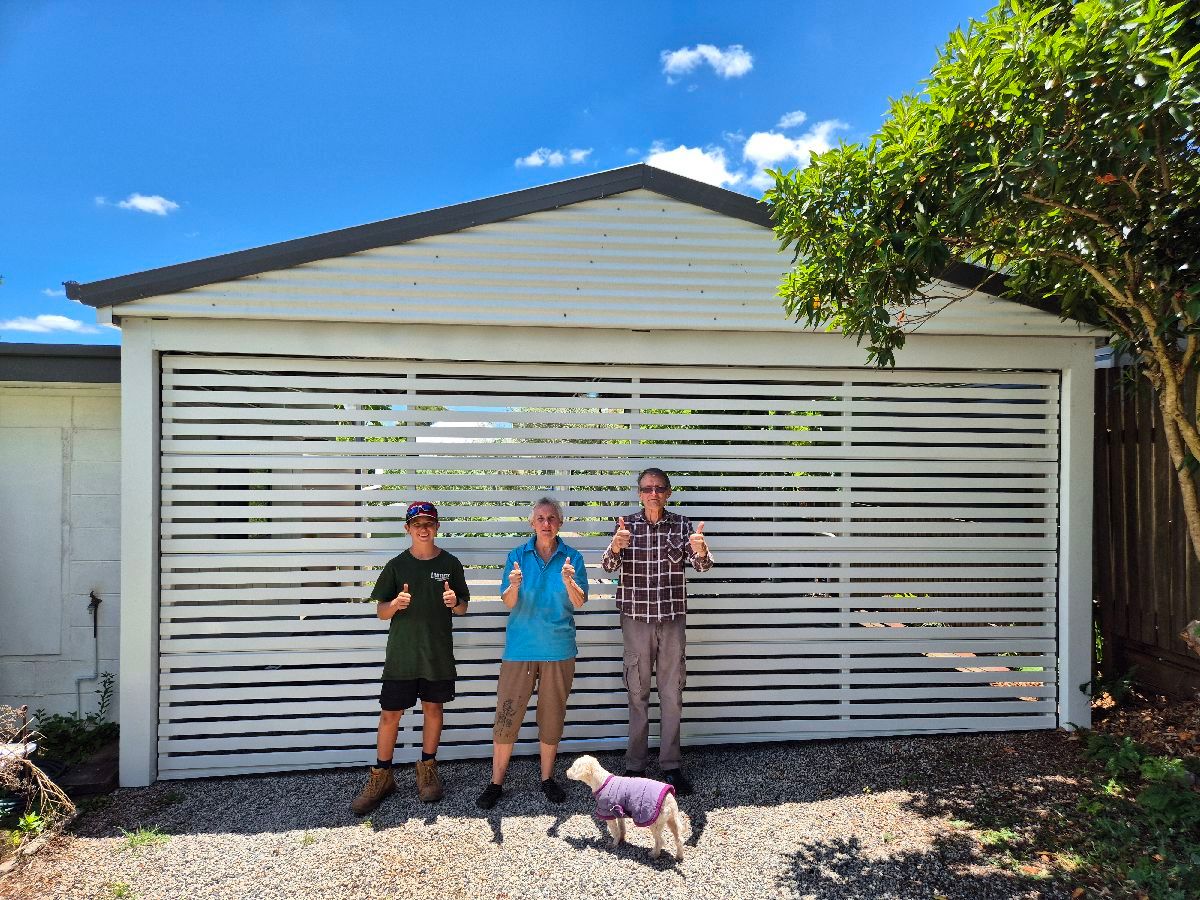 after Surfmist Powder-coated Aluminium Custom Door – Vent Door, East Toowoomba