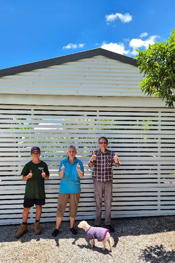 after Surfmist Powder-coated Aluminium Custom Door – Vent Door, East Toowoomba