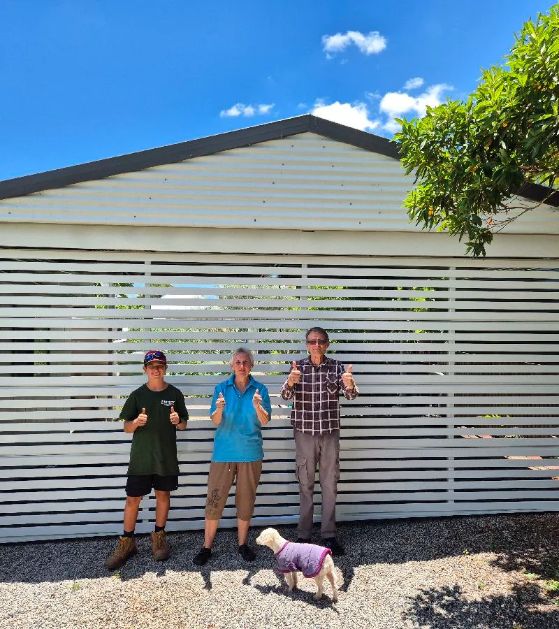 after Surfmist Powder-coated Aluminium Custom Door – Vent Door, East Toowoomba