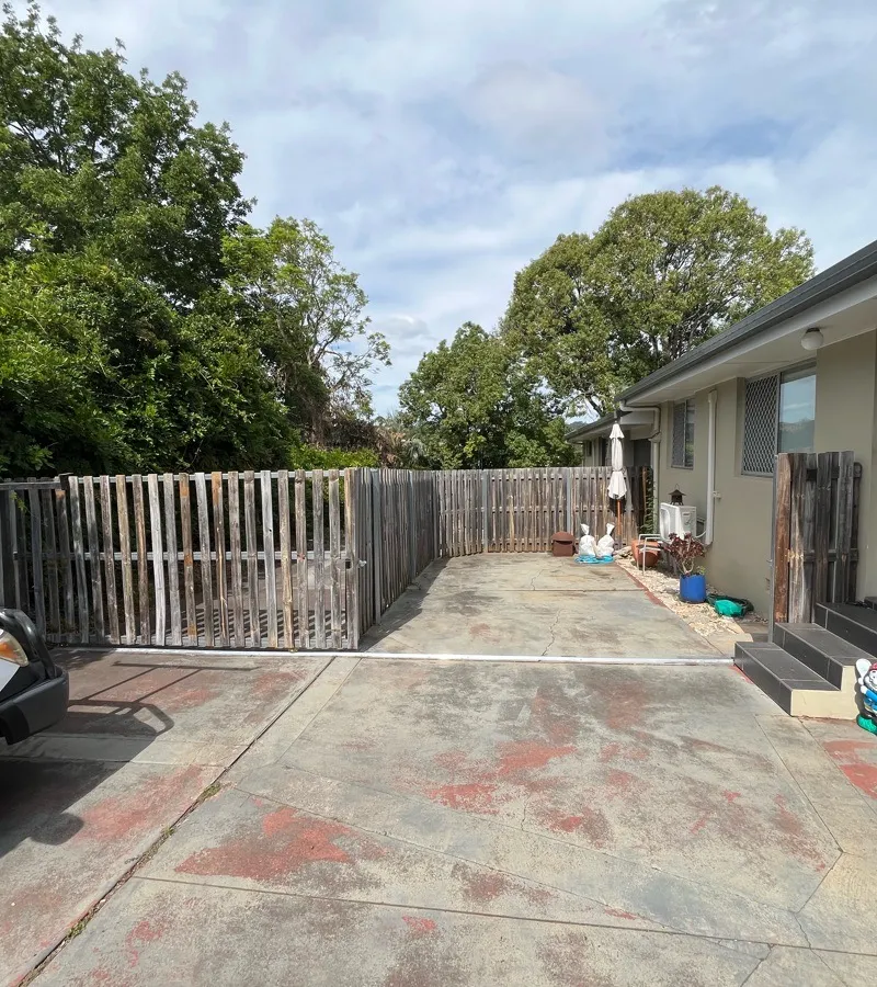 after Wood-look Timber Sliding Gate – Manual Gate, Newtown