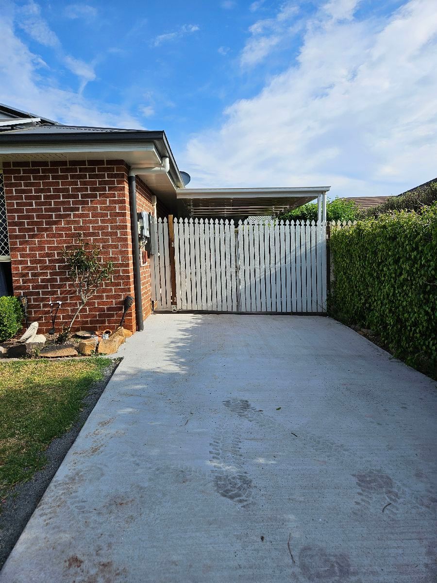 after White Timber Swing Gate – Slide + Motor (Existing Timber Gate Motorisation), Middle Ridge