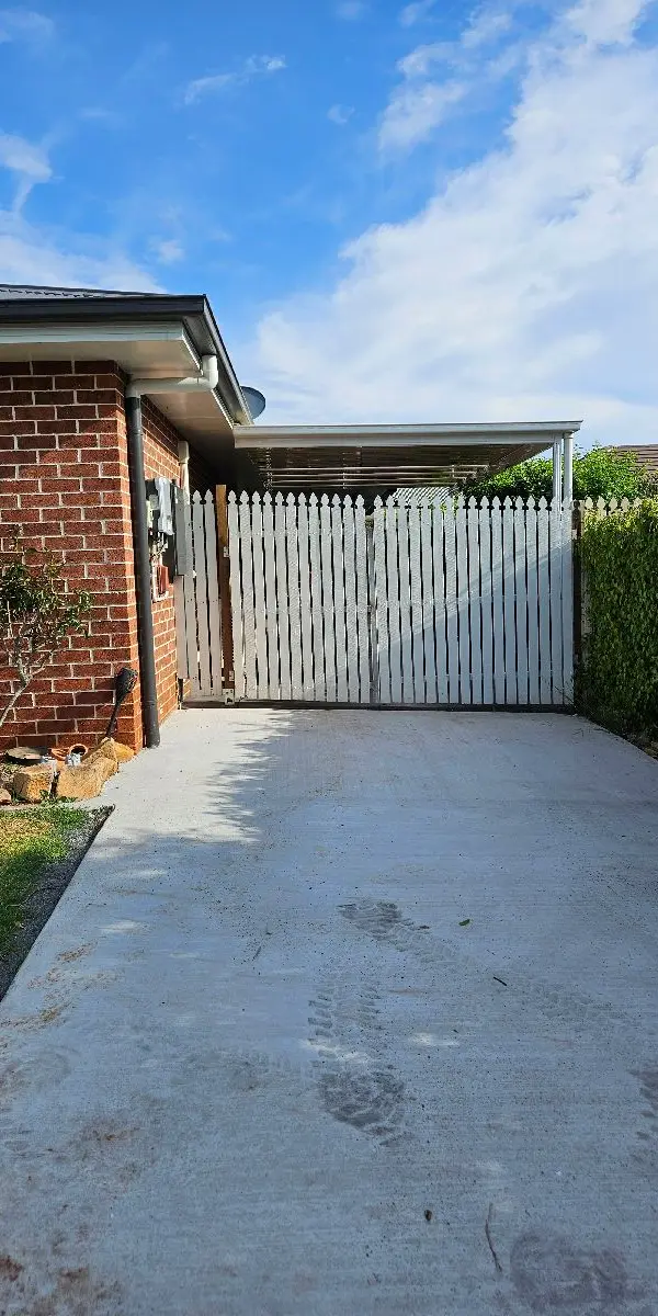 after White Timber Swing Gate – Slide + Motor (Existing Timber Gate Motorisation), Middle Ridge