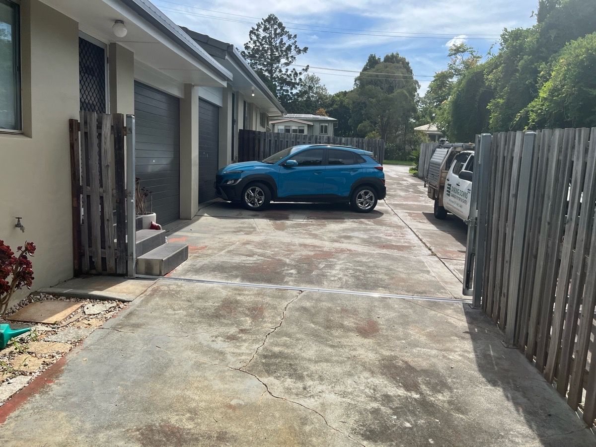 after Wood-look Timber Sliding Gate – Manual Gate, Newtown