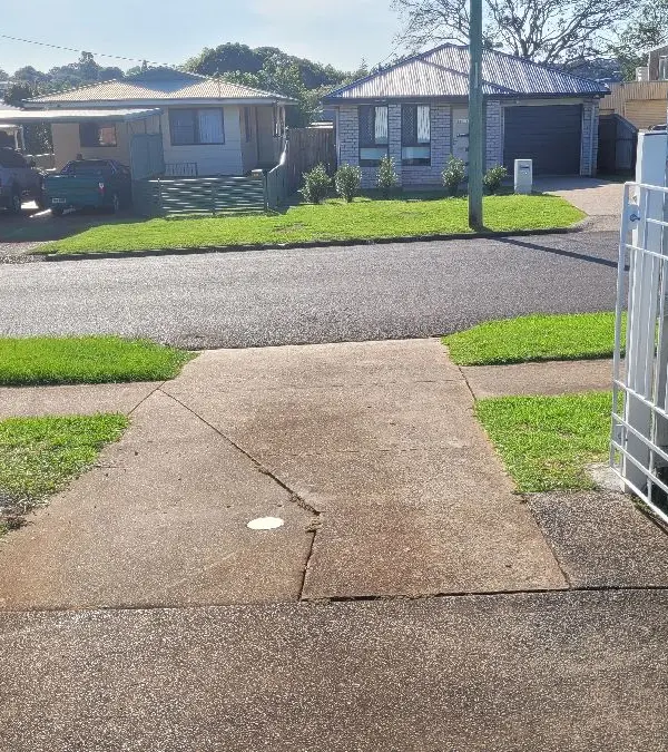after Pro Texture White Wrought Iron Swing Gate – Gate Repairs/New Gate, North Toowoomba