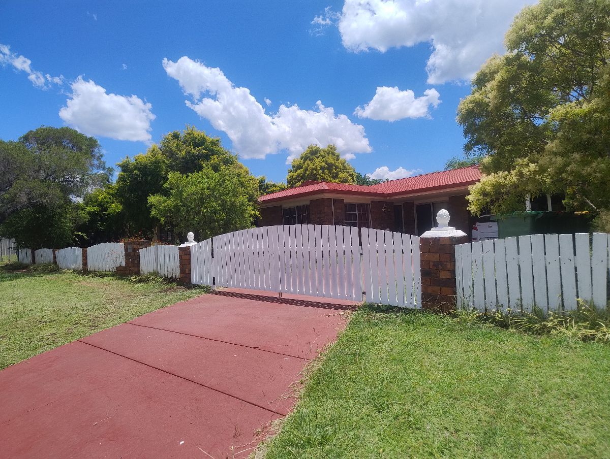 after White Powder-coated Aluminium Swing Gate – Manual Swing Gates, Oakey