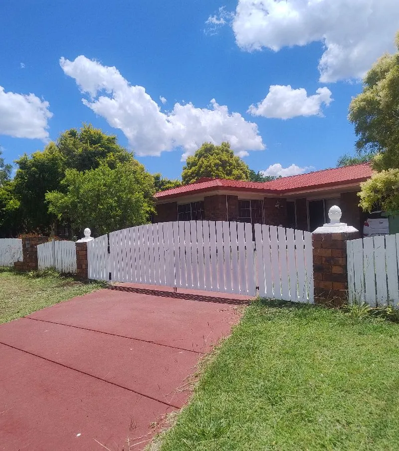 after White Powder-coated Aluminium Swing Gate – Manual Swing Gates, Oakey