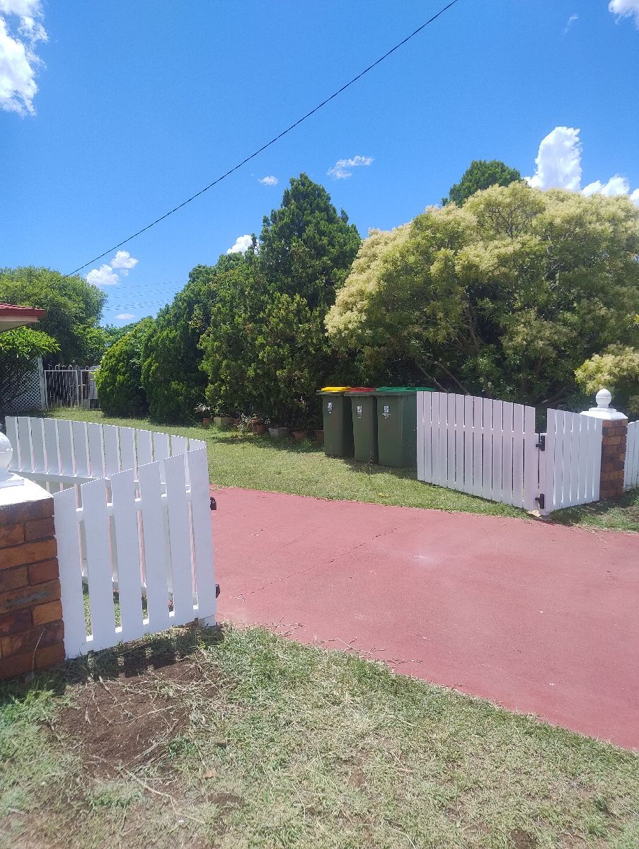 after White Powder-coated Aluminium Swing Gate – Manual Swing Gates, Oakey