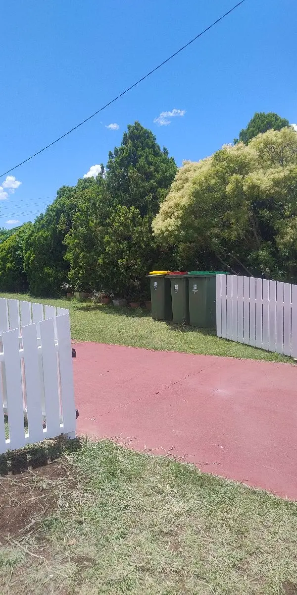 after White Powder-coated Aluminium Swing Gate – Manual Swing Gates, Oakey