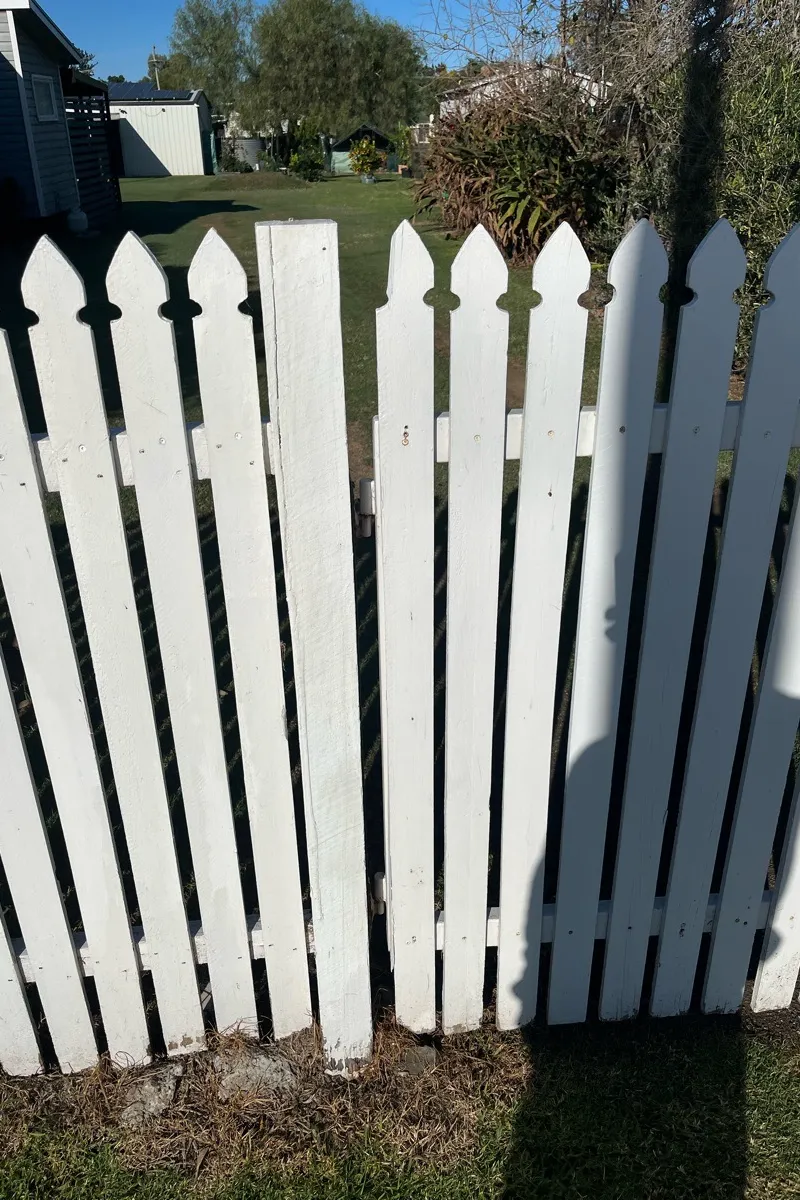 after White Timber Swing Gate – Swing Gate Motor, Oakey