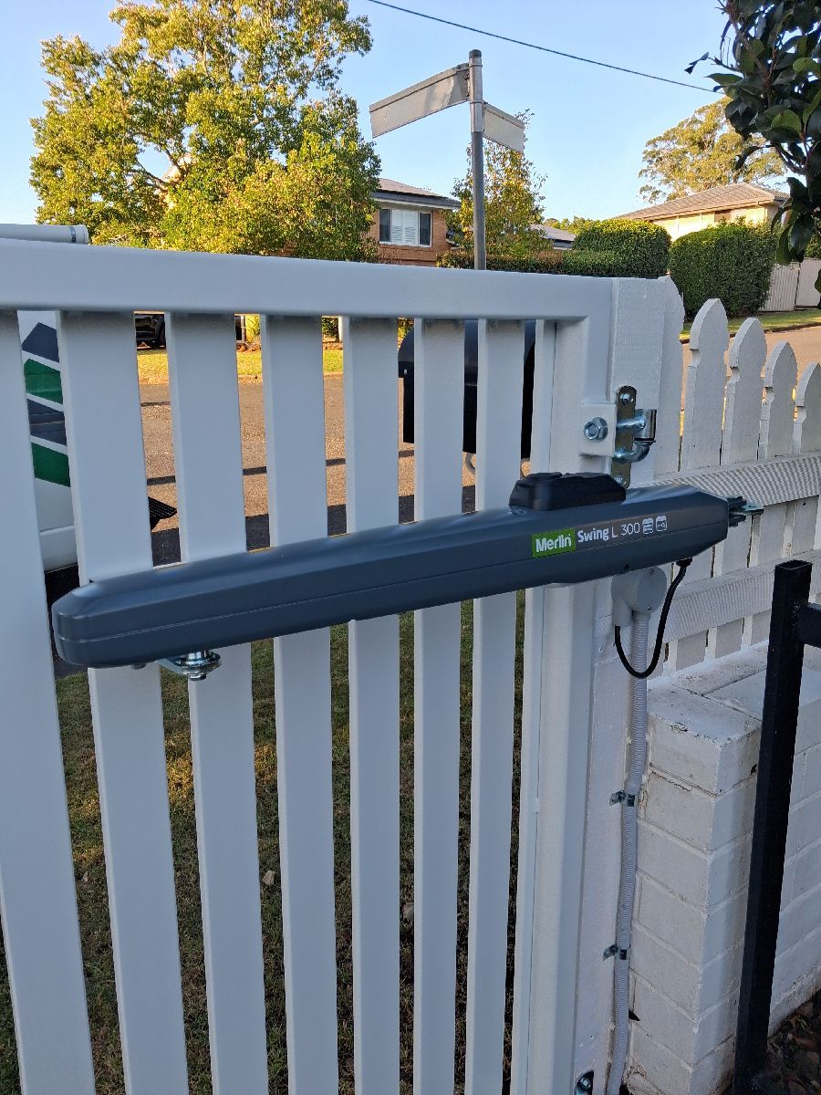 after White Powder-coated Steel Swing Gate – Replacement Swing Gates, Rangeville