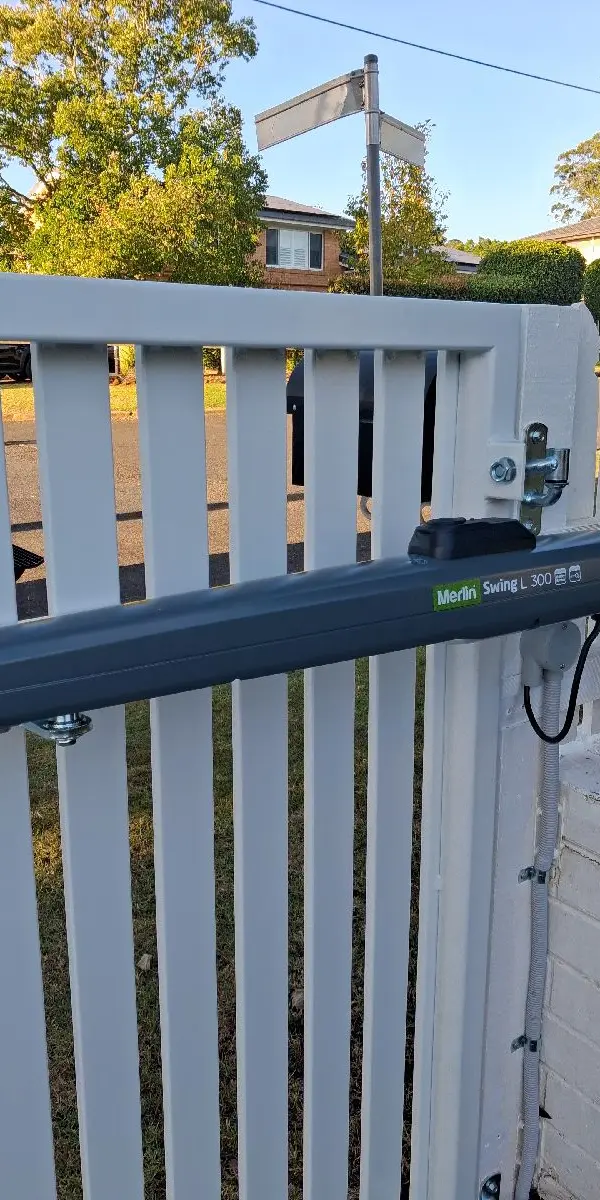 after White Powder-coated Steel Swing Gate – Replacement Swing Gates, Rangeville