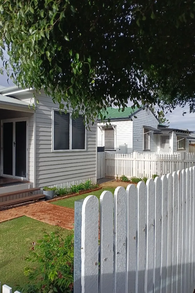 after White Timber Custom Door – Fencing, Newtown