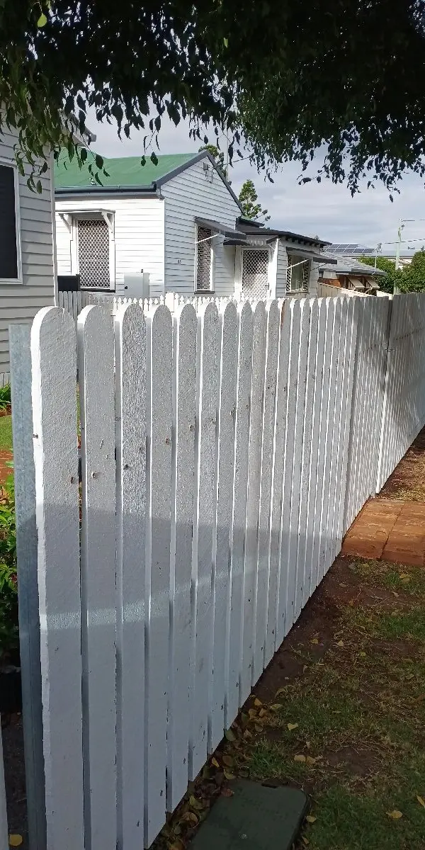 after White Timber Custom Door – Fencing, Newtown