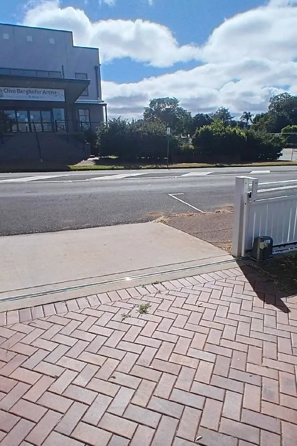 after White Powder-coated Aluminium Sliding Gate – Slide Gate & Motor, Newtown