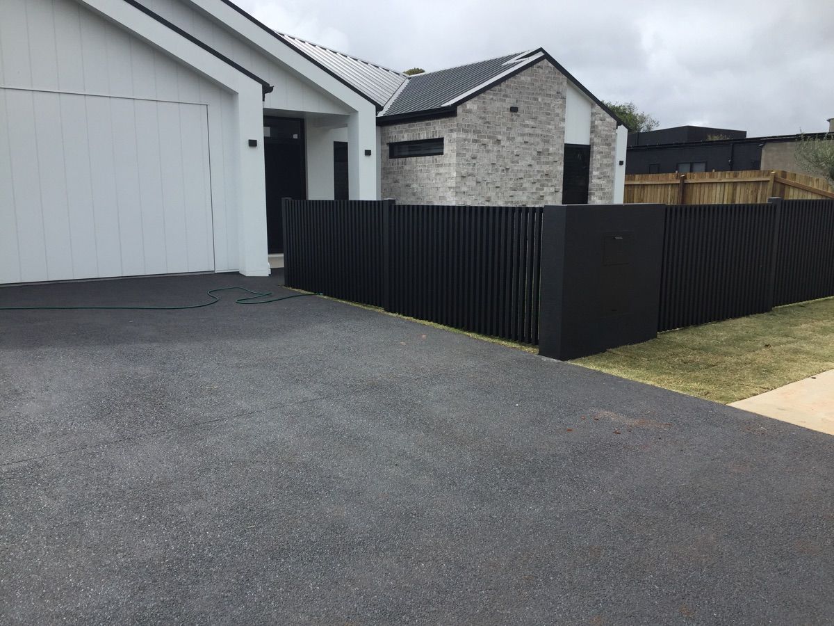 after Black Powder-coated Aluminium Swing Gate – Pool Gates + Infills, Middle Ridge