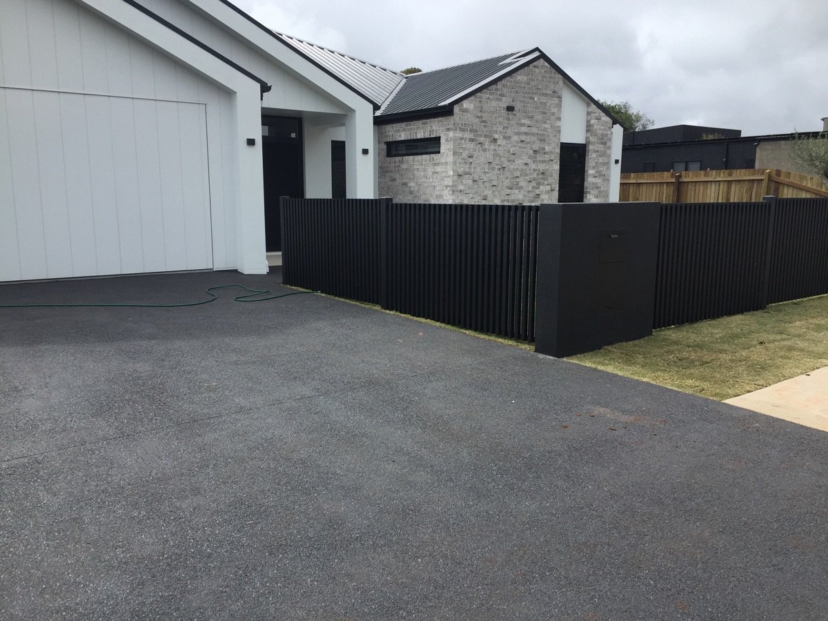 after Black Powder-coated Aluminium Swing Gate – Pool Gates + Infills, Middle Ridge