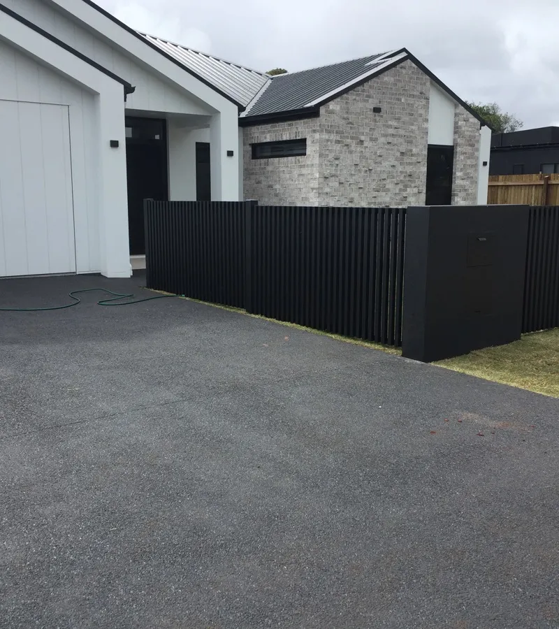 after Black Powder-coated Aluminium Swing Gate – Pool Gates + Infills, Middle Ridge
