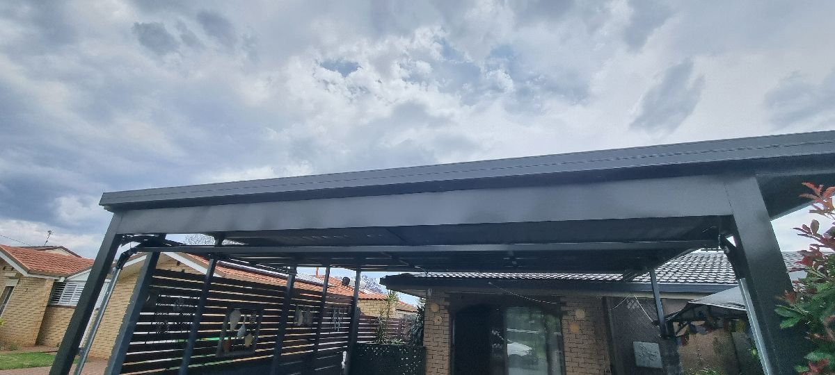 after Monument Powder-coated Aluminium Custom Door – Bar Grille, Harristown