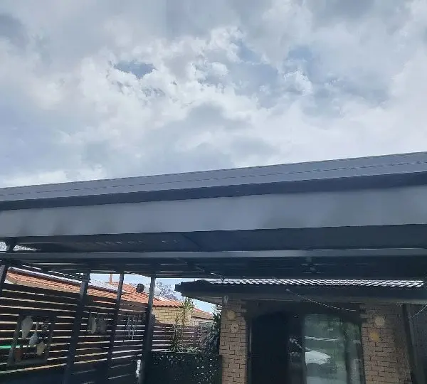 after Monument Powder-coated Aluminium Custom Door – Bar Grille, Harristown