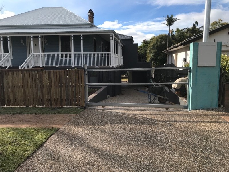 after Galvanised Pipe-Galvanised Sliding Gate – Service Job - Sliding Gate Frame Only, South Toowoomba