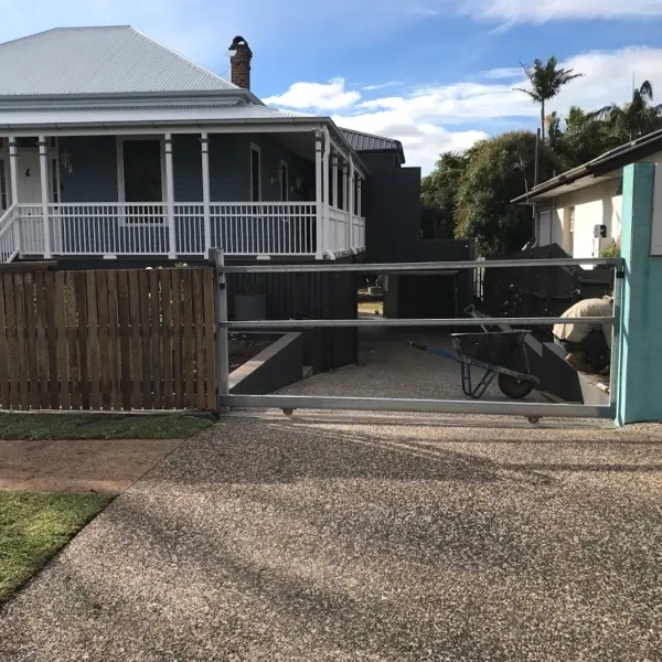 after Galvanised Pipe-Galvanised Sliding Gate – Service Job - Sliding Gate Frame Only, South Toowoomba