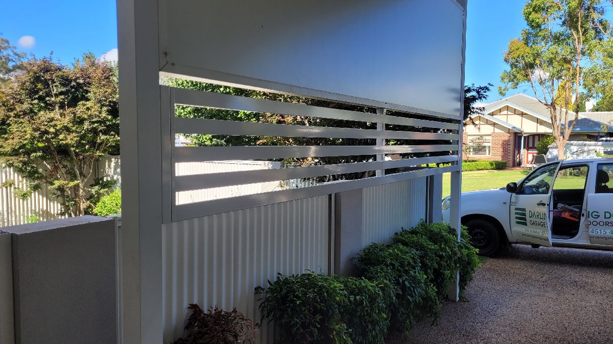 after Surfmist Powder-coated Steel Swing Gate – Gate, Rangeville