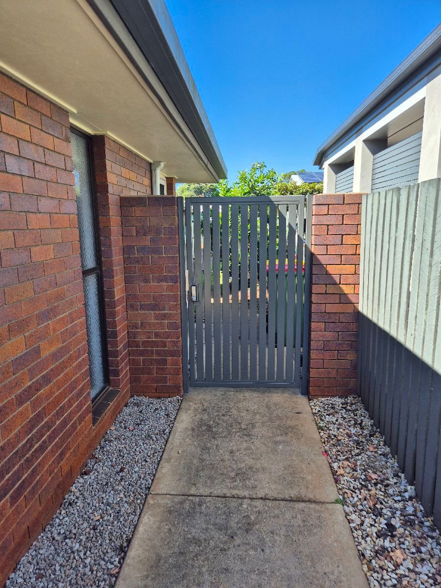 after Woodland Grey Powder-coated Aluminium Swing Gate – Manual Swing Gates, Rangeville
