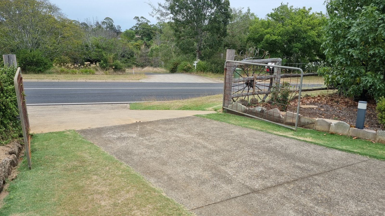 before N/A Mesh Sliding Gate – Sliding Gate and motor, Cotswold Hills