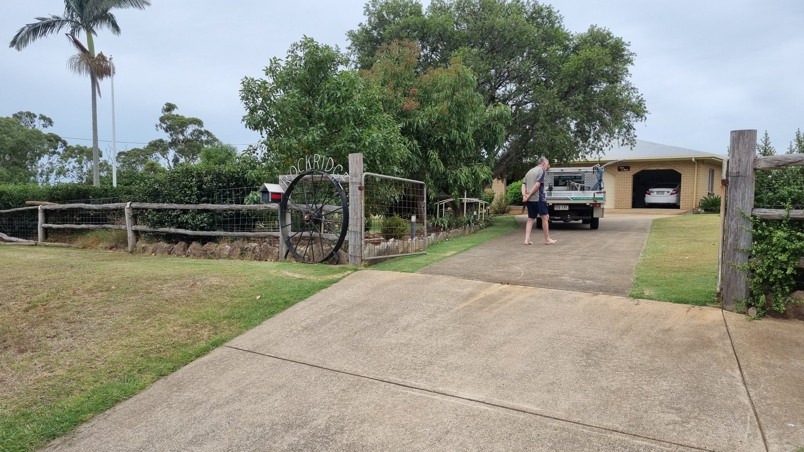 before N/A Mesh Sliding Gate – Sliding Gate and motor, Cotswold Hills